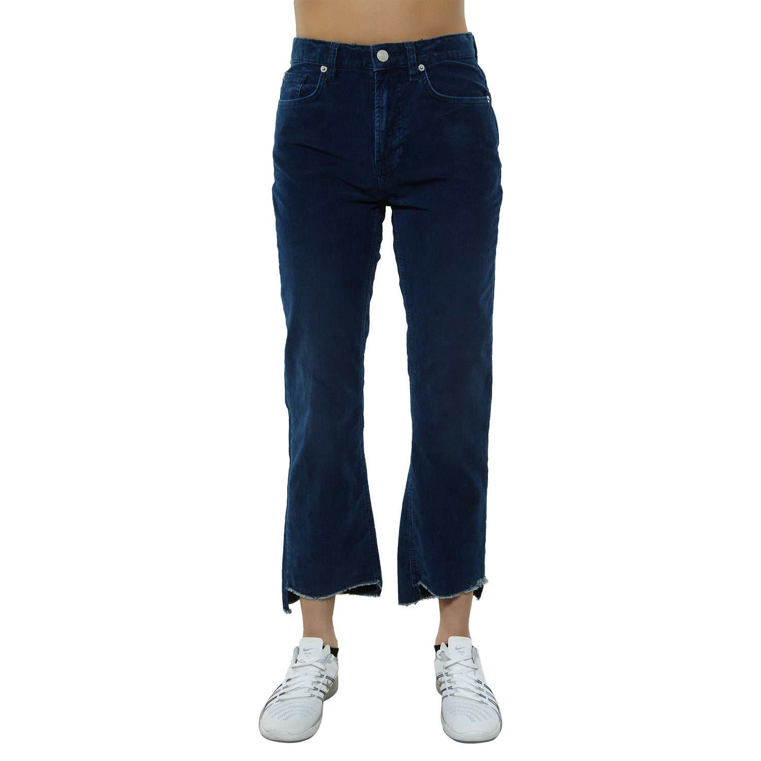The Cords &amp; Co 5-pocket Mid-waist Slim Fit Cropped Step Cut Womens Style : Stella 18230312-050