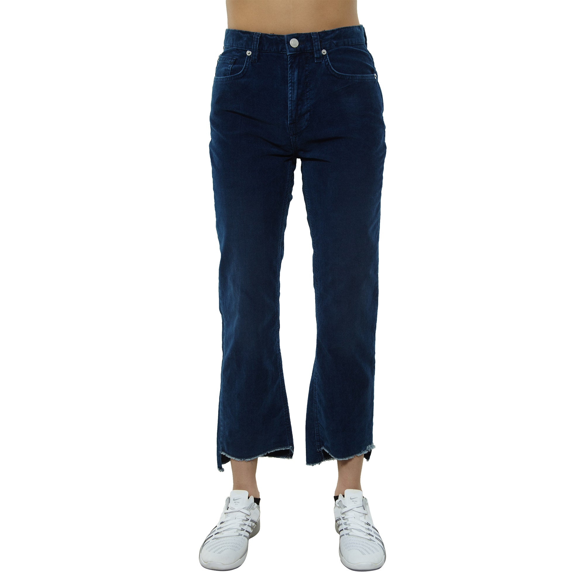 The Cords &amp; Co 5-pocket Mid-waist Slim Fit Cropped Step Cut Womens Style : Stella 18230312-050