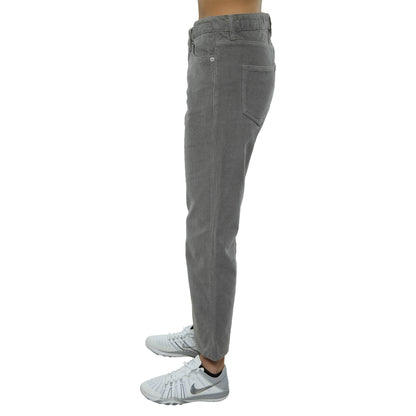 The Cords &amp; Co 5-pocket Mid Waist Loose Fit Cropped Womens Style : Mom 17302308-208