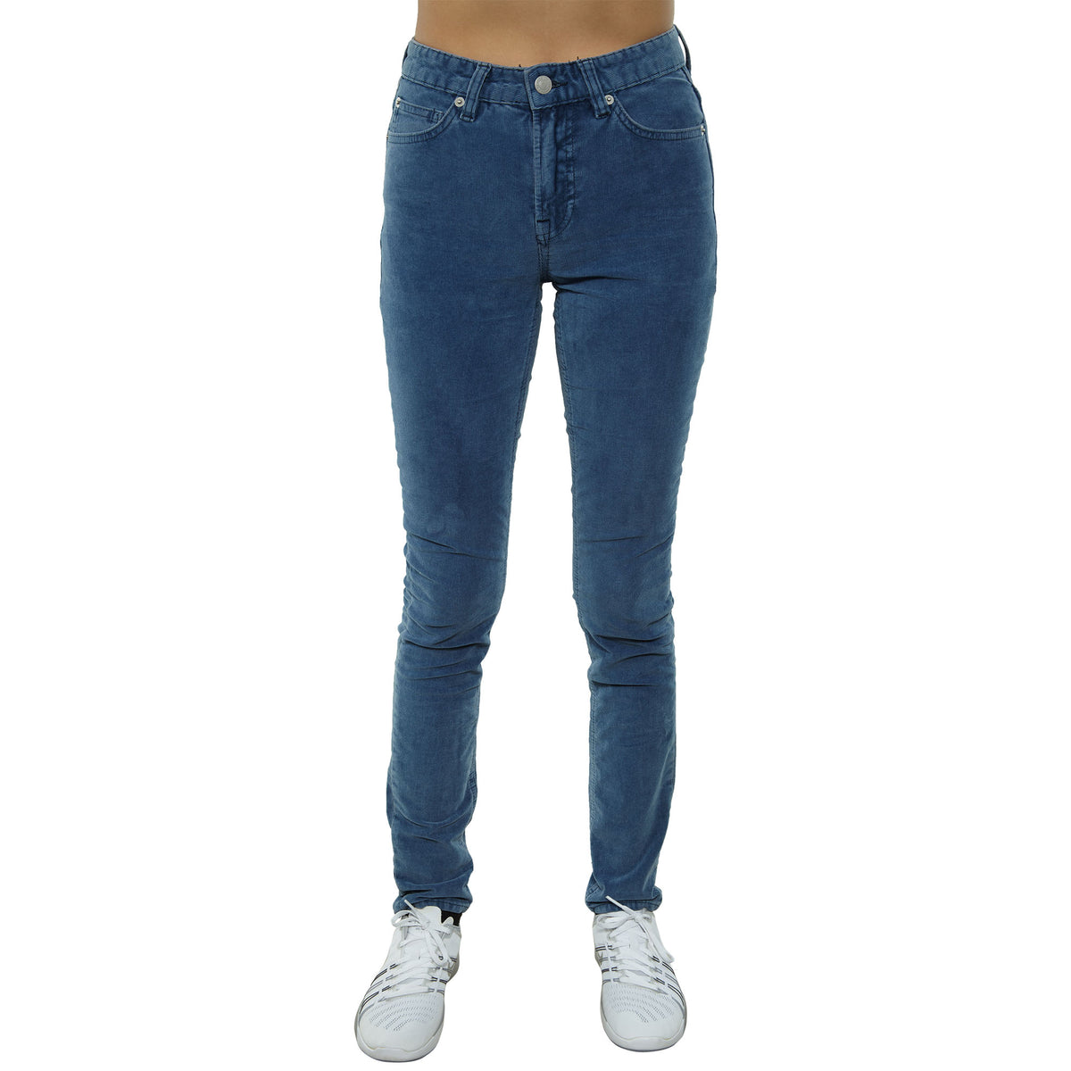 The Cords &amp; Co 5-pocket High Waist Skinny Fit Tight Bottom Leg Womens Style : Hey Ess30309