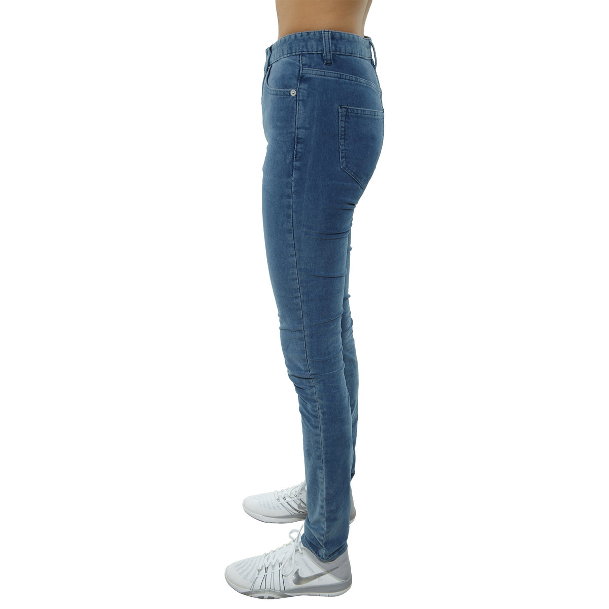 The Cords &amp; Co 5-pocket High Waist Skinny Fit Tight Bottom Leg Womens Style : Hey Ess30309
