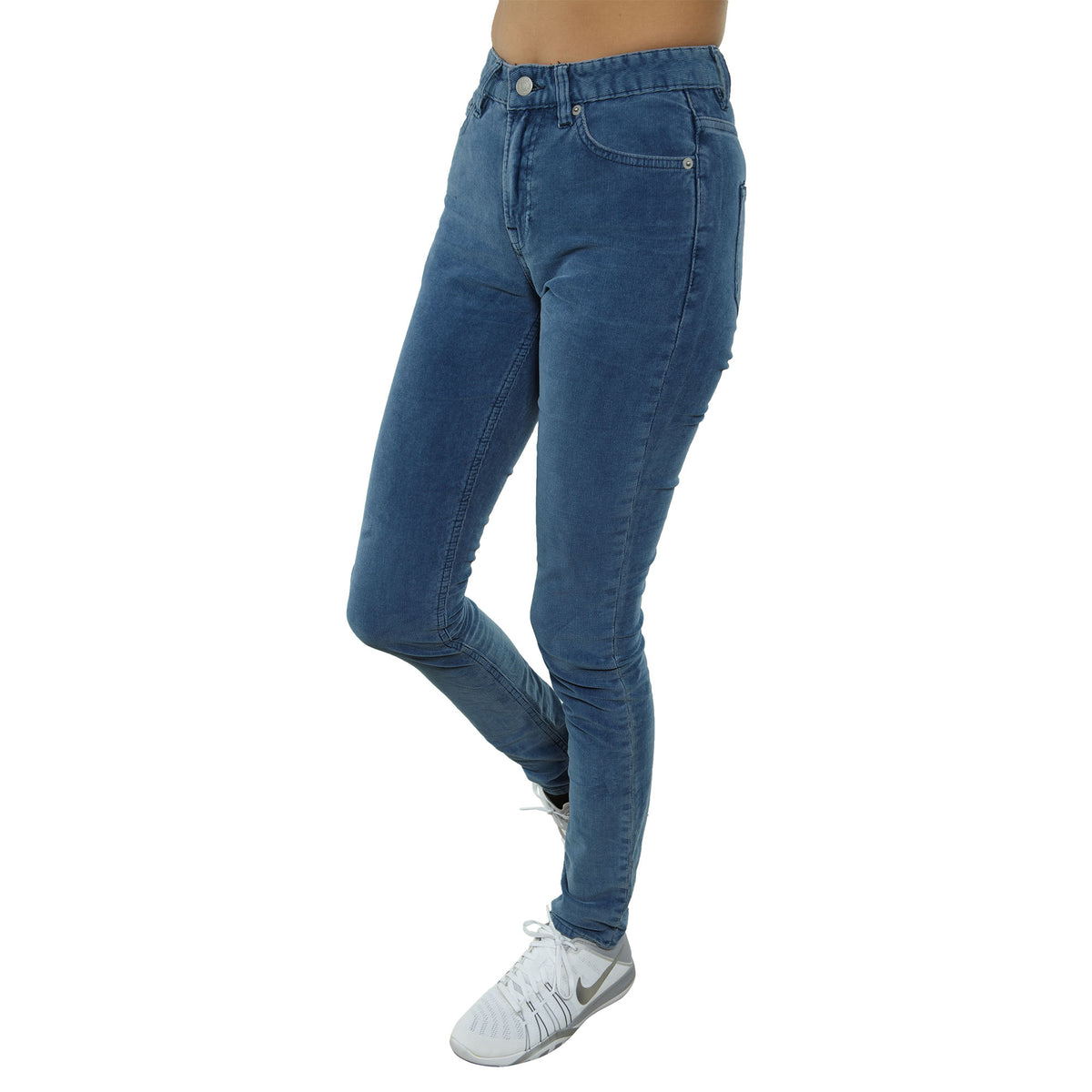 The Cords &amp; Co 5-pocket High Waist Skinny Fit Tight Bottom Leg Womens Style : Hey Ess30309