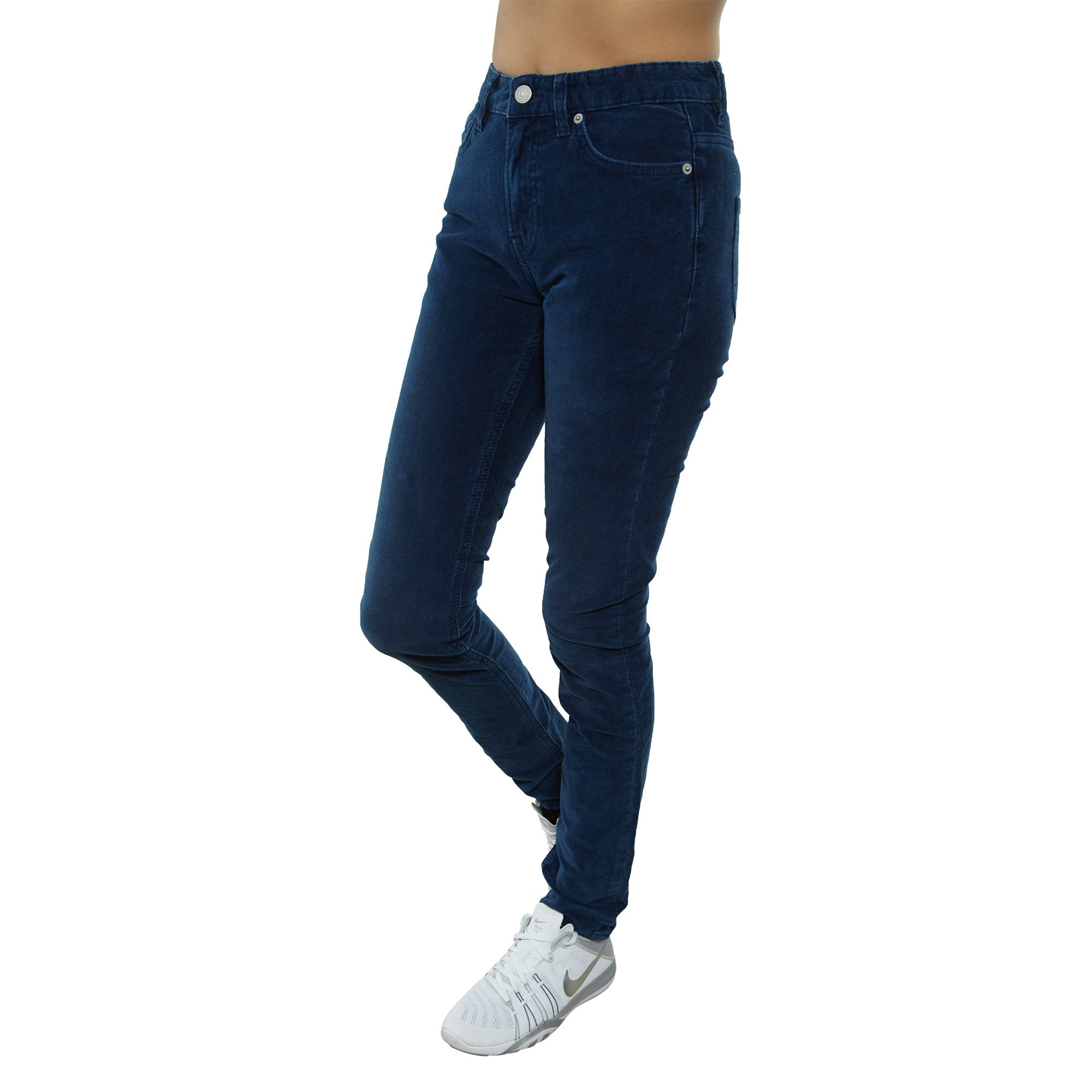 The Cords &amp; Co 5-pocket High Waist Skinny Fit Tight Bottom Leg Womens Style : Hey Ess30309