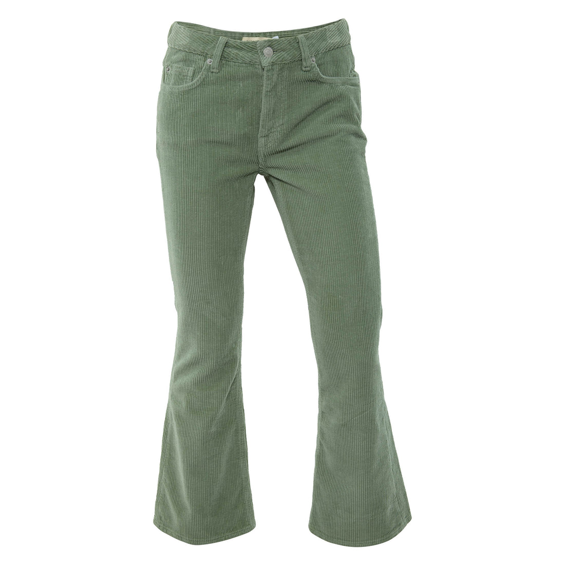 The Cords &amp; Co 5-pocket Mid Waist Straight Fit Cropped Leg Womens Style : Elin 17304319