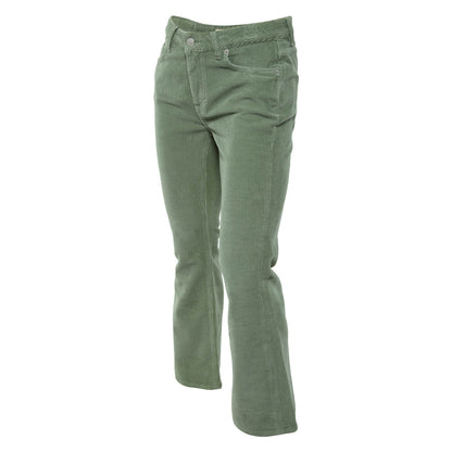 The Cords &amp; Co 5-pocket Mid Waist Straight Fit Cropped Leg Womens Style : Elin 17304319