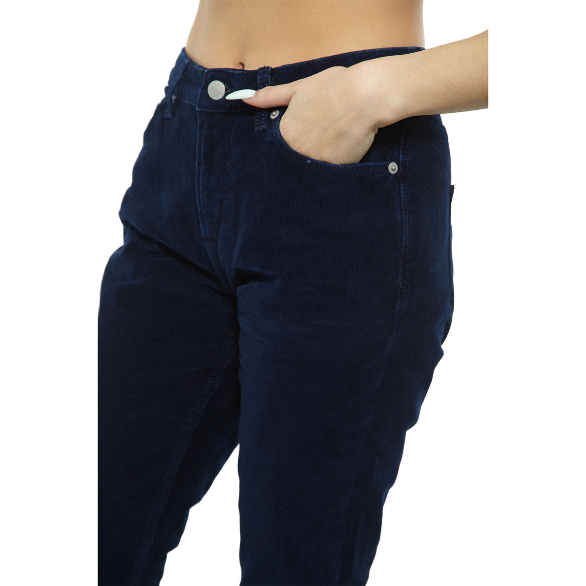 The Cords &amp; Co 5-pocket Mid-waist/slim Fit Flare Womens Style : Hip Ess 30 310-045