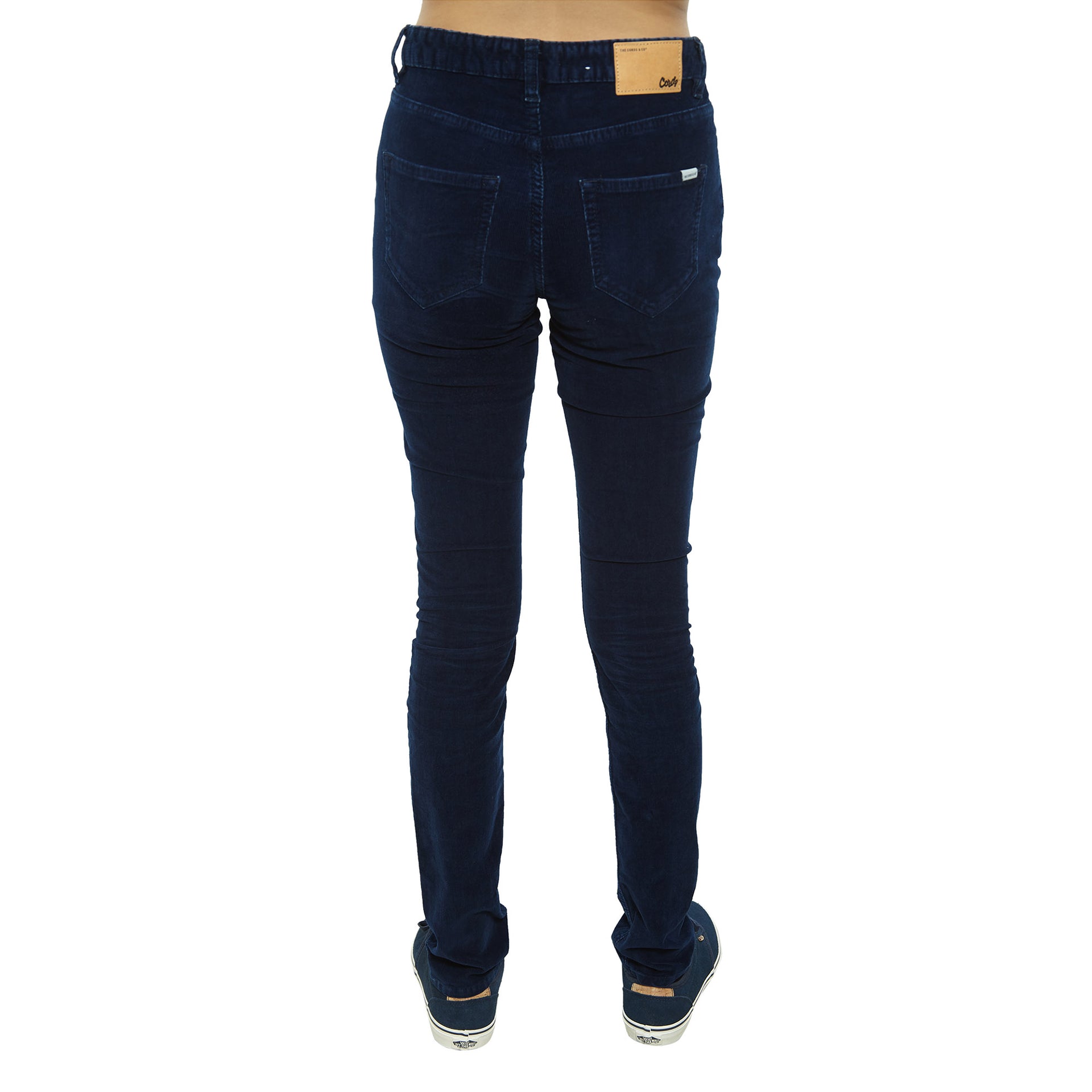 The Cords & Co 5-pocket High Waist Skinny Fit Tight Bottom Womens Style : Hey Ess30309