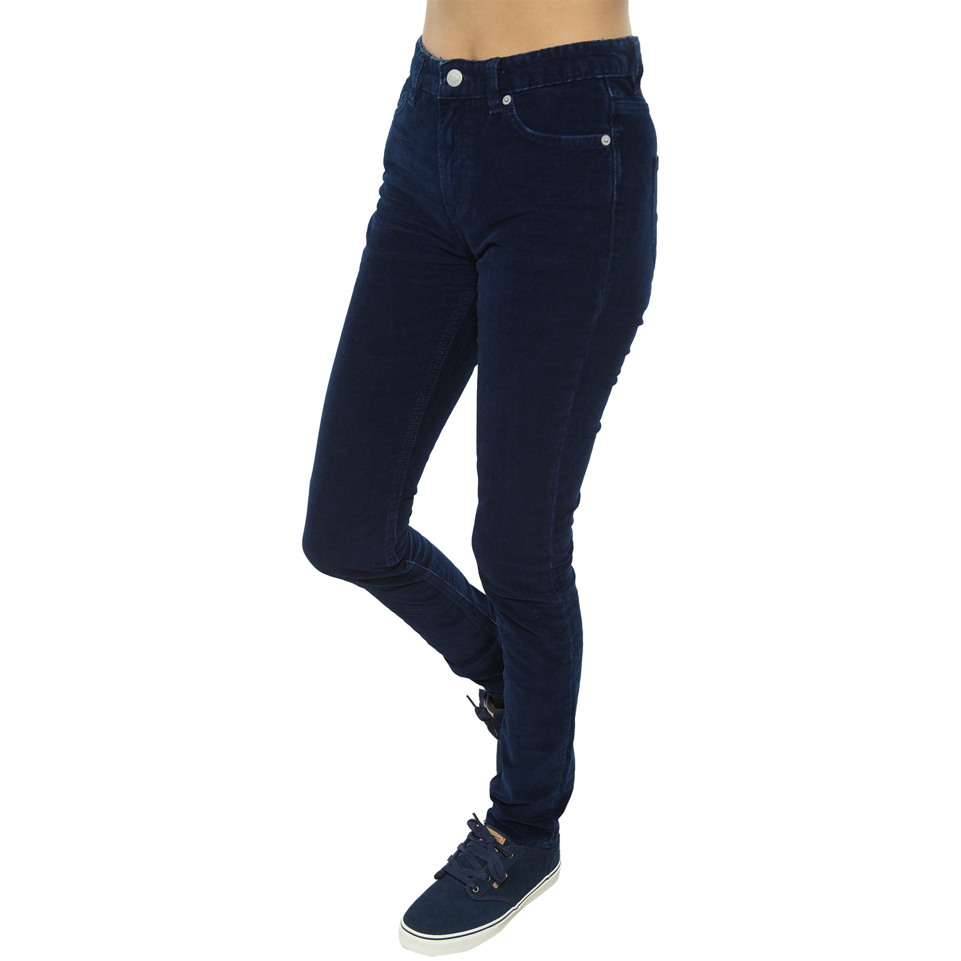 The Cords & Co 5-pocket High Waist Skinny Fit Tight Bottom Womens Style : Hey Ess30309