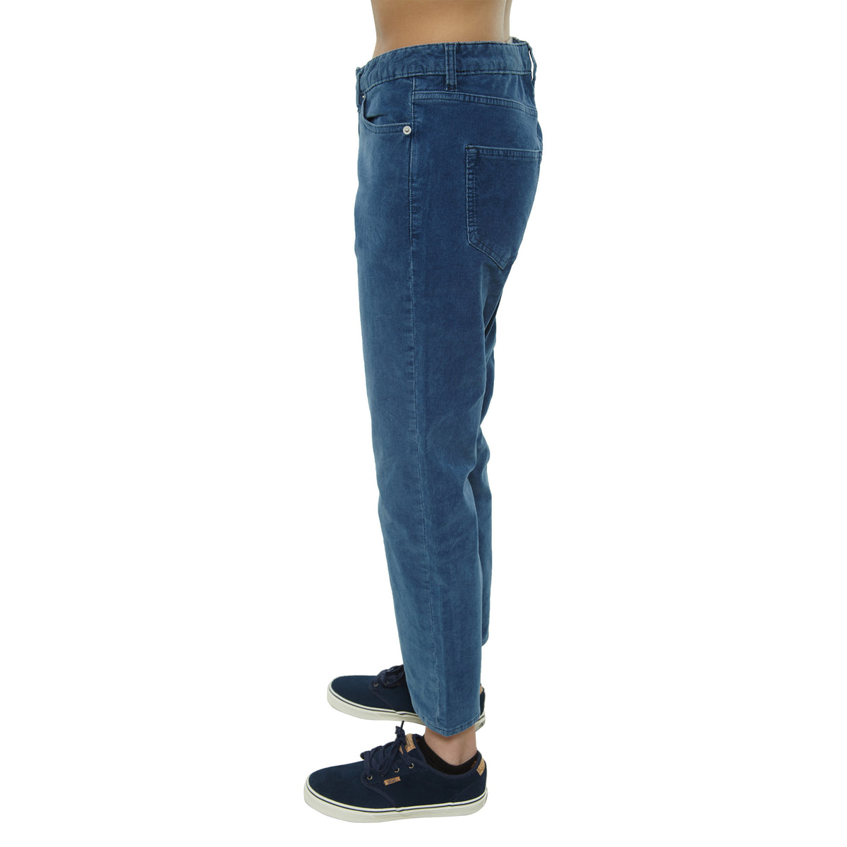 The Cords &amp; Co 5-pocket Mid-waist/loose Fit Cropped Womens Style : Mom Ess30308-051