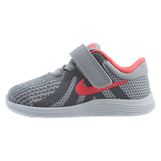 Nike Todder Revolution 4 (TDV) Wolf Grey/Pink Boys / Girls Style :943308