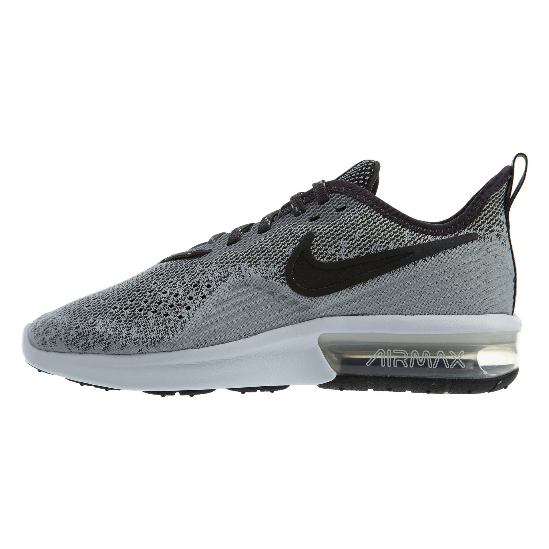 Nike Air Max Sequent 4 Black/Black-White Womens Style :AO4486