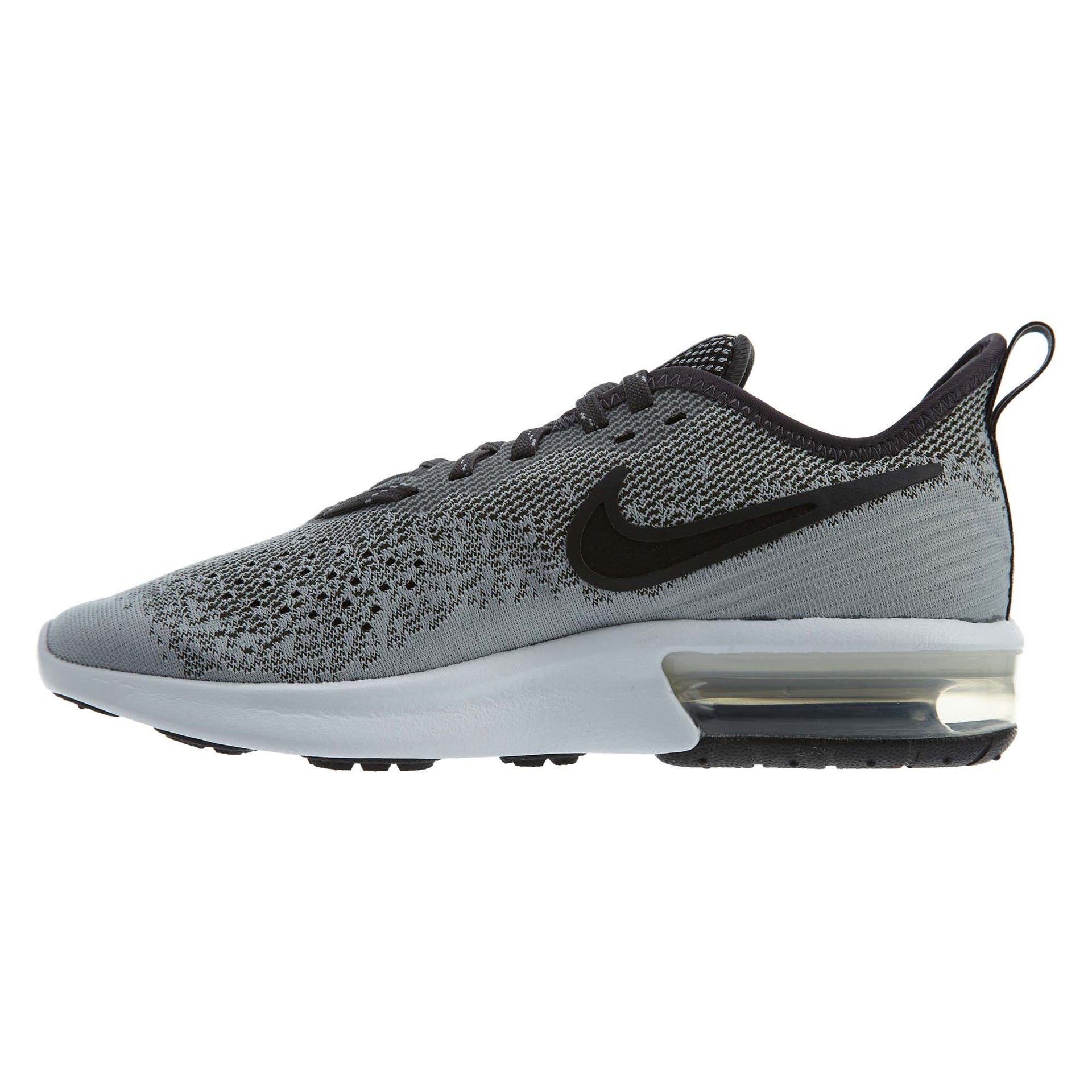 Nike Air Max Sequent 4 Black/Black-White Womens Style :AO4486