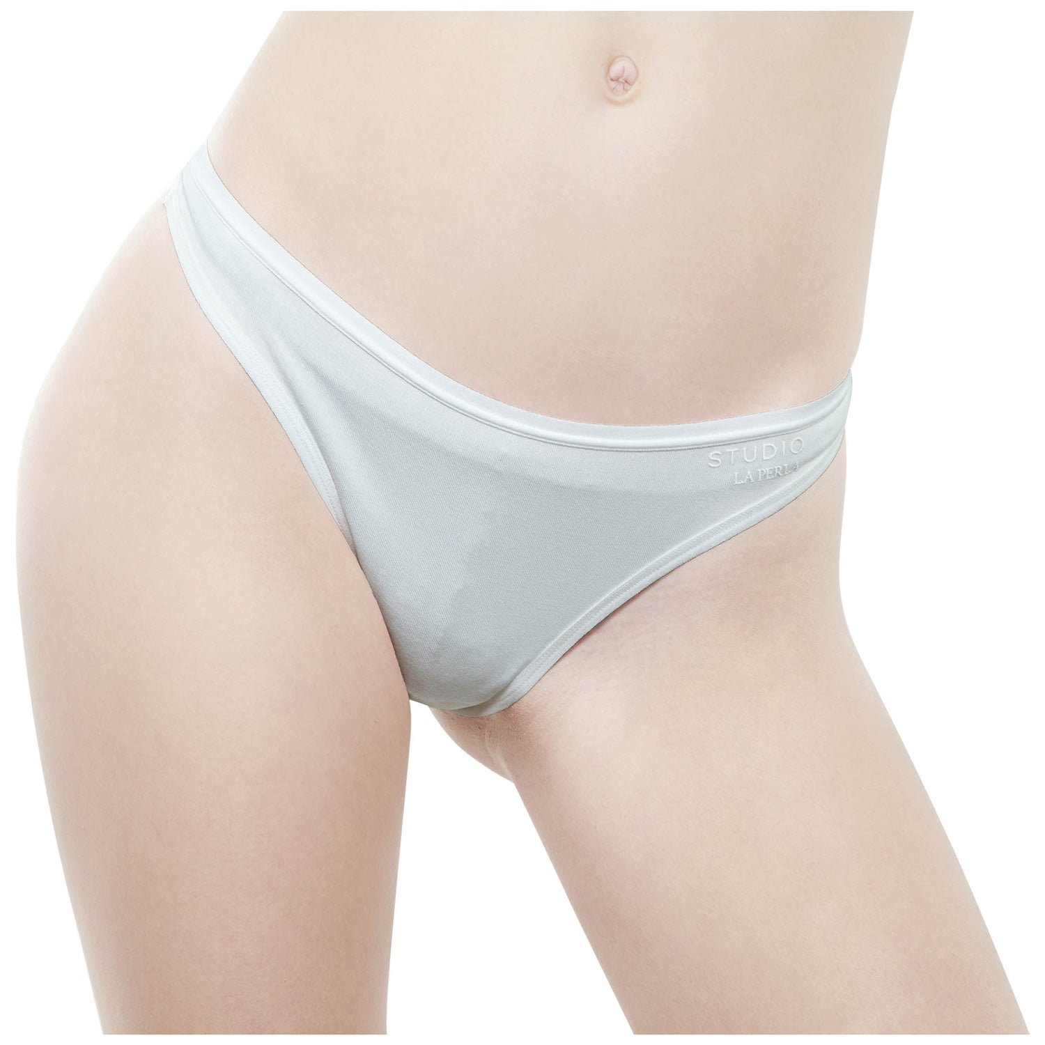 La Perla Clara White Thong Womens Style : 0016842-0001