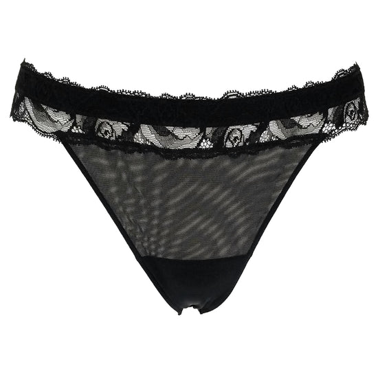 La Perla Ballade Pizzo Black Thong Womens Style : 0019811-0002