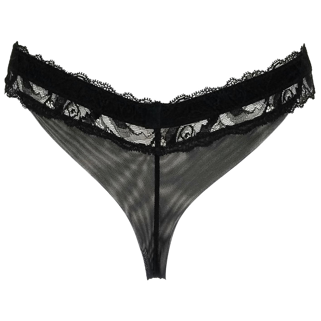 La Perla Ballade Pizzo Black Thong Womens Style : 0019811-0002
