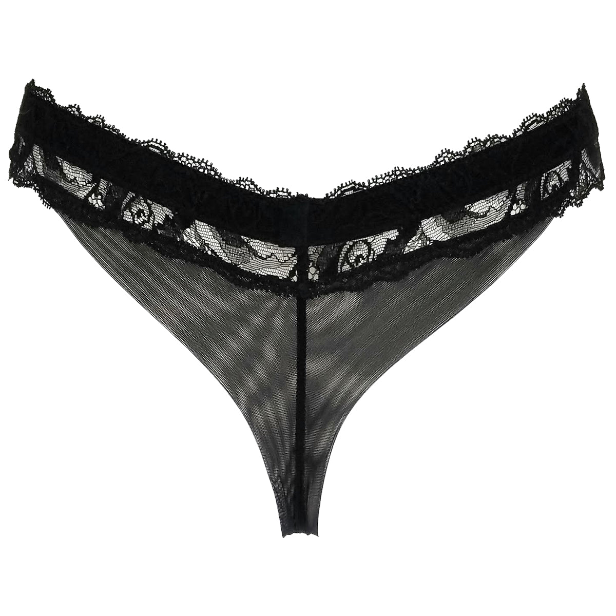 La Perla Ballade Pizzo Black Thong Womens Style : 0019811-0002