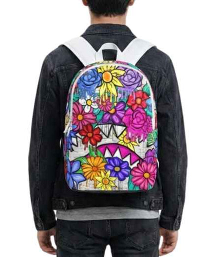 Sprayground Drippy Graffiti Floral Dlxr Backpack Unisex Style : 910b7701nsz