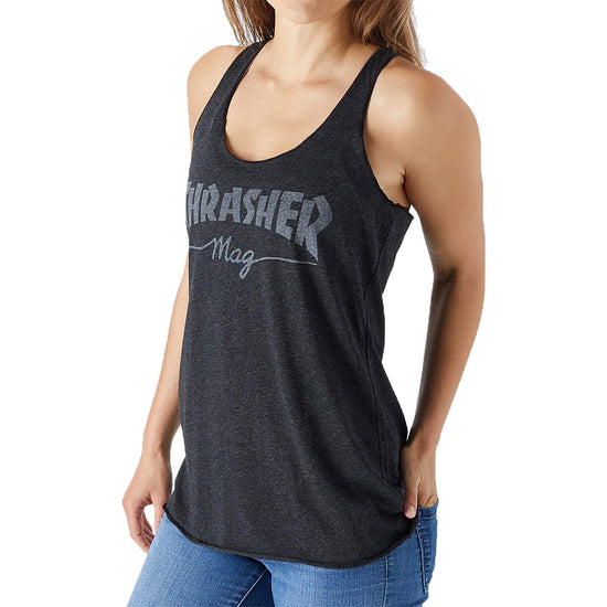 Thrasher Magazine Logo Racerback Tank Big Kids Style : 134126
