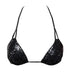 La Perla Triangle Sequinced Black Bikini Top Womens Style : 801225