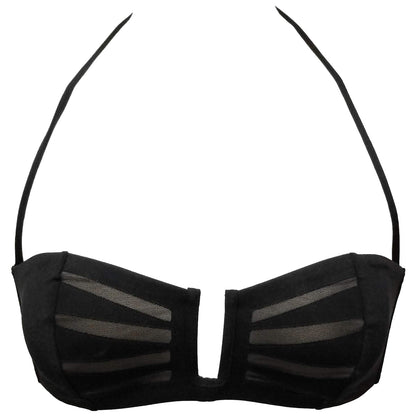 La Perla Reggiseno Halter Black Bikini Top Womens Style : 801005 - 0002