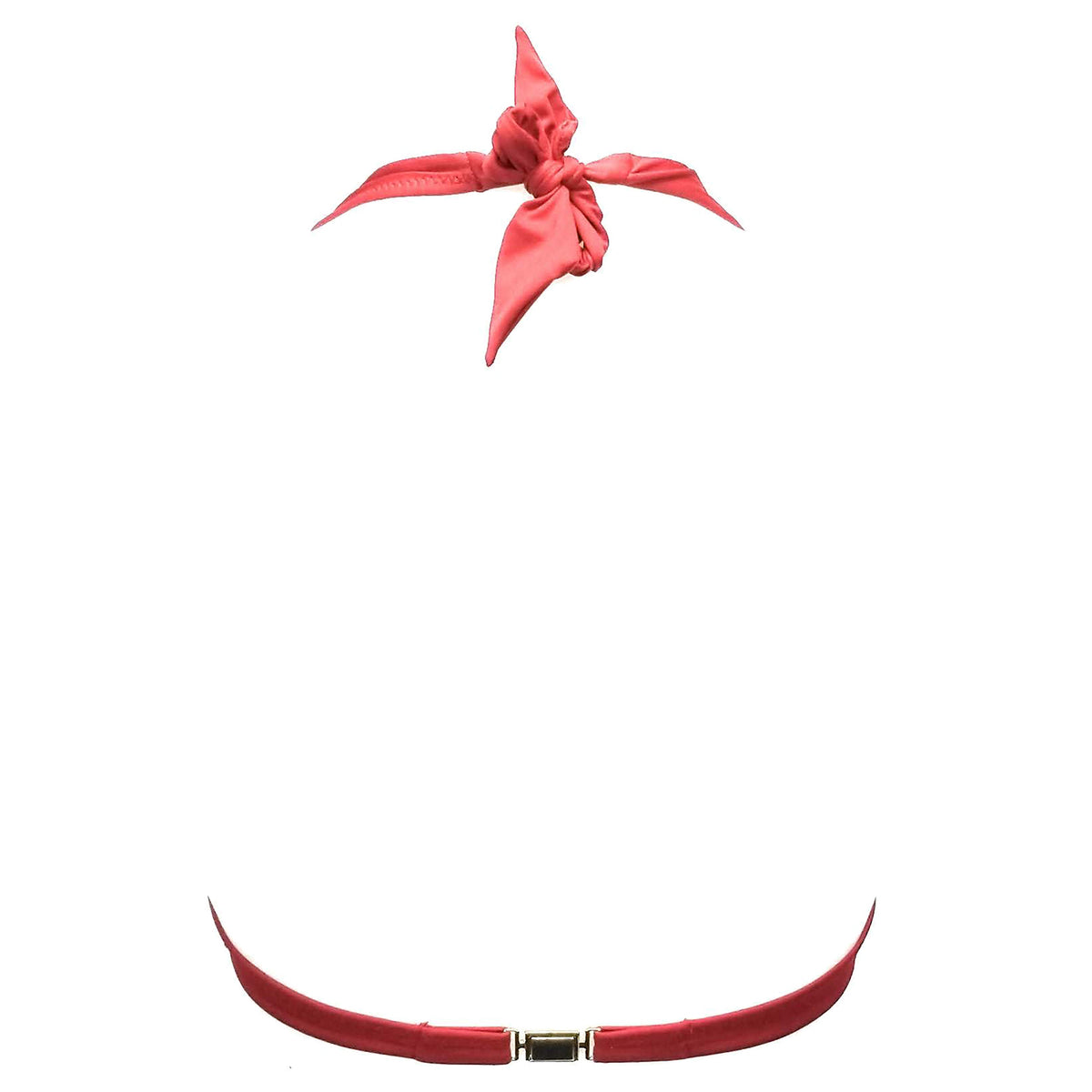 La Perla Graphique Couture Red Push Up Halter Bikini Top Womens Style : 801087