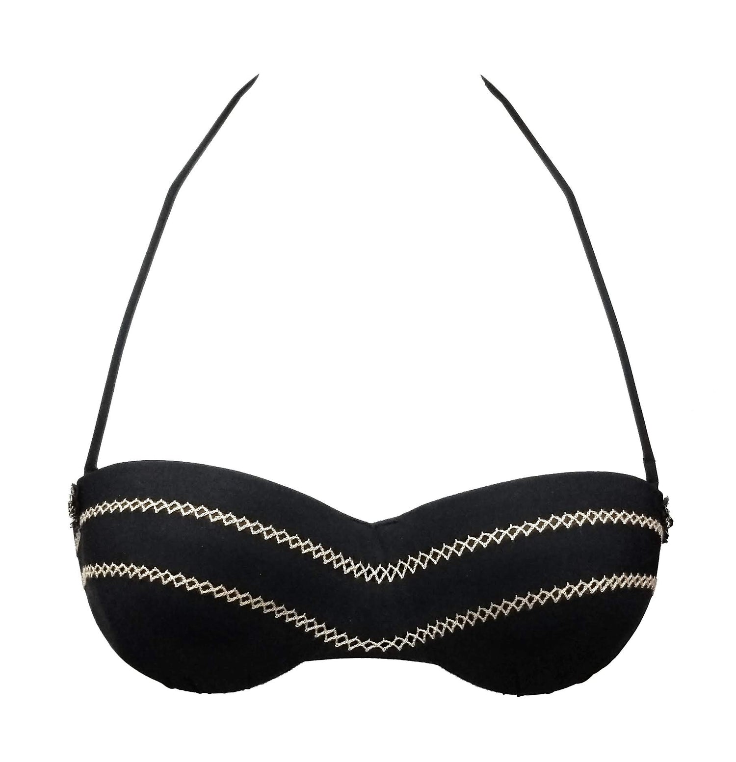 La Perla Reggiseno Mare Halter Black Bikini Top Womens Style : 800682 - 0002