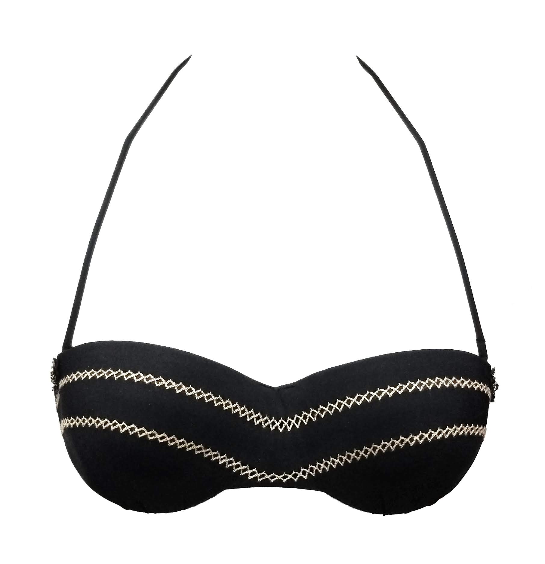 La Perla Reggiseno Mare Halter Black Bikini Top Womens Style : 800682 - 0002