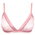 La Perla Sophia Silk Trim Triangle Pink Bralette Womens Style : 906010 - 0040