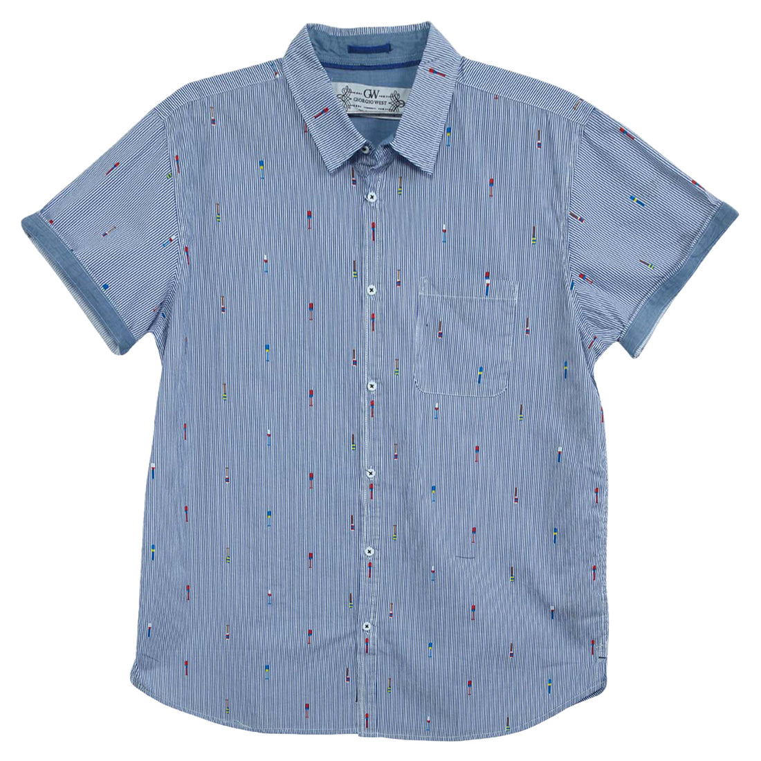 Giorgio West Modern Fit Shirt Mens Style : Dp4308mw