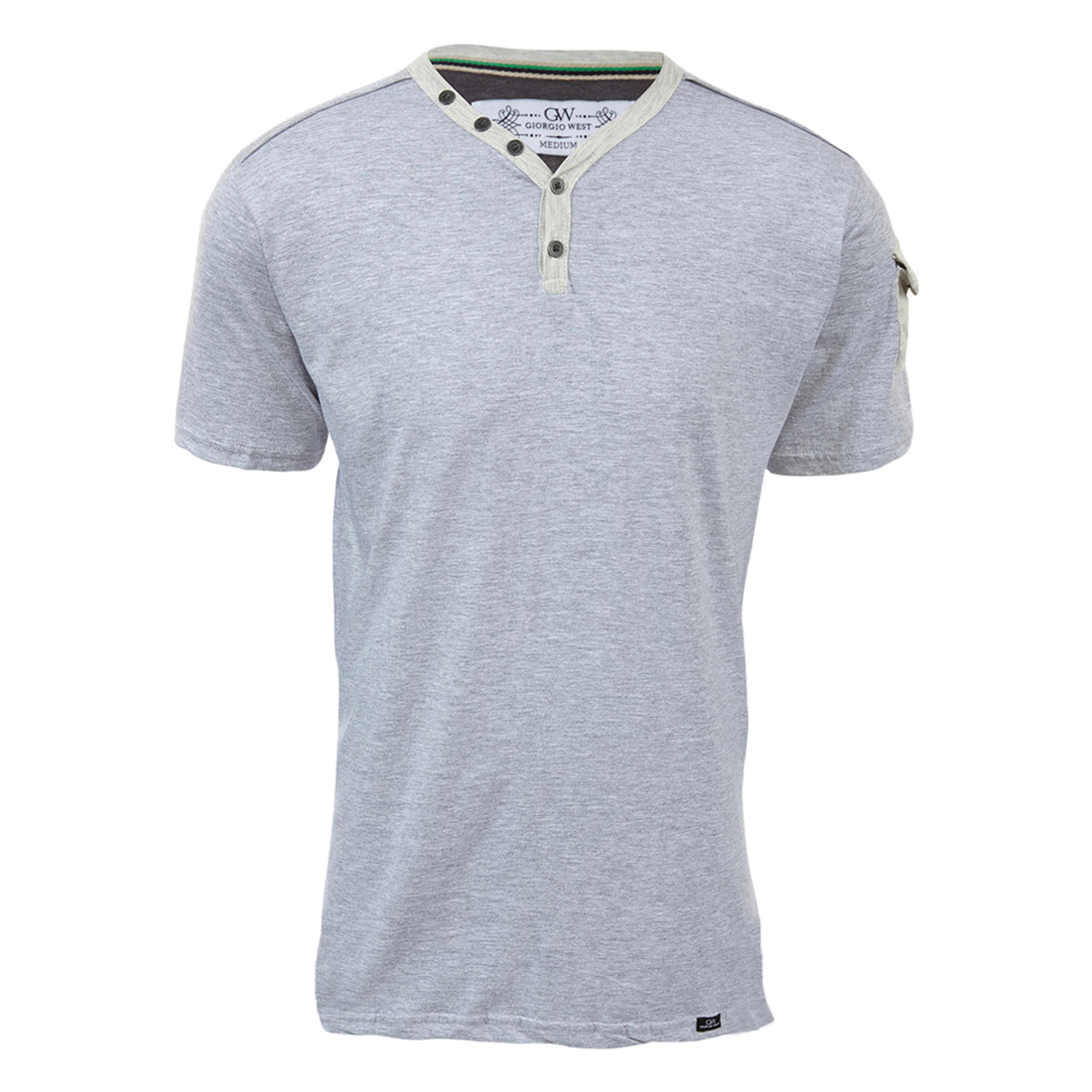 Giorgio West Modern Fit V-neck T-shirt Mens Style : Dp1301mt