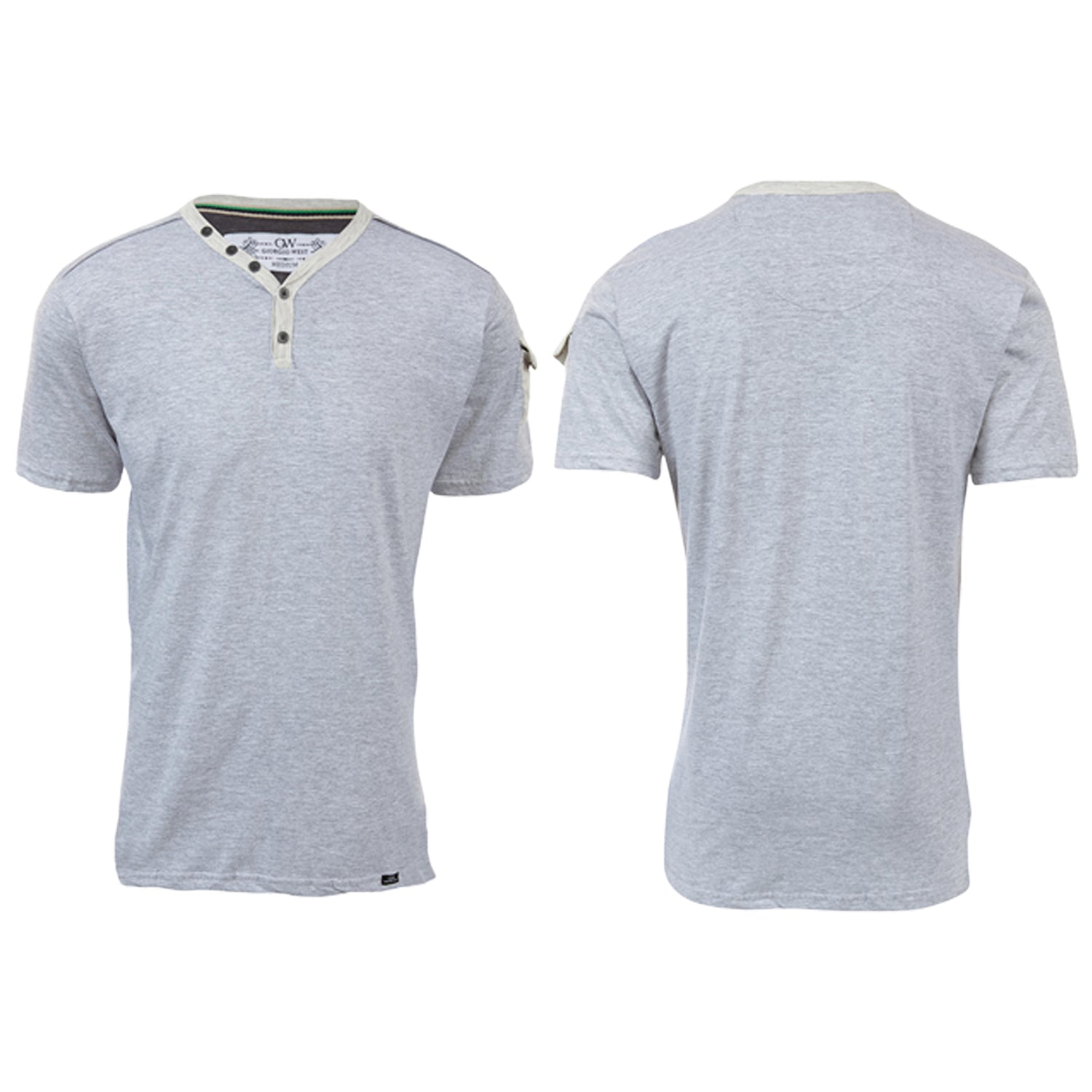 Giorgio West Modern Fit V-neck T-shirt Mens Style : Dp1301mt