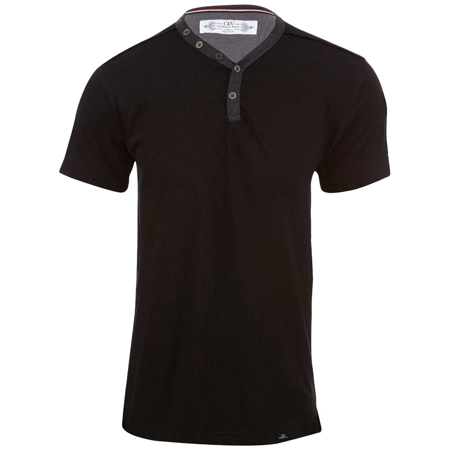 Giorgio West Modern Fit V-eack T-shirt Mens Style : Dp1301ct
