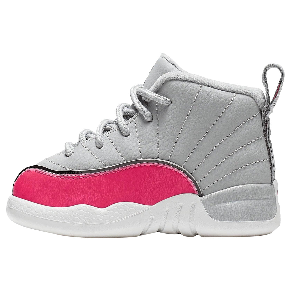 Jordan 12 Retro Wolf Grey Racer Pink (TD)