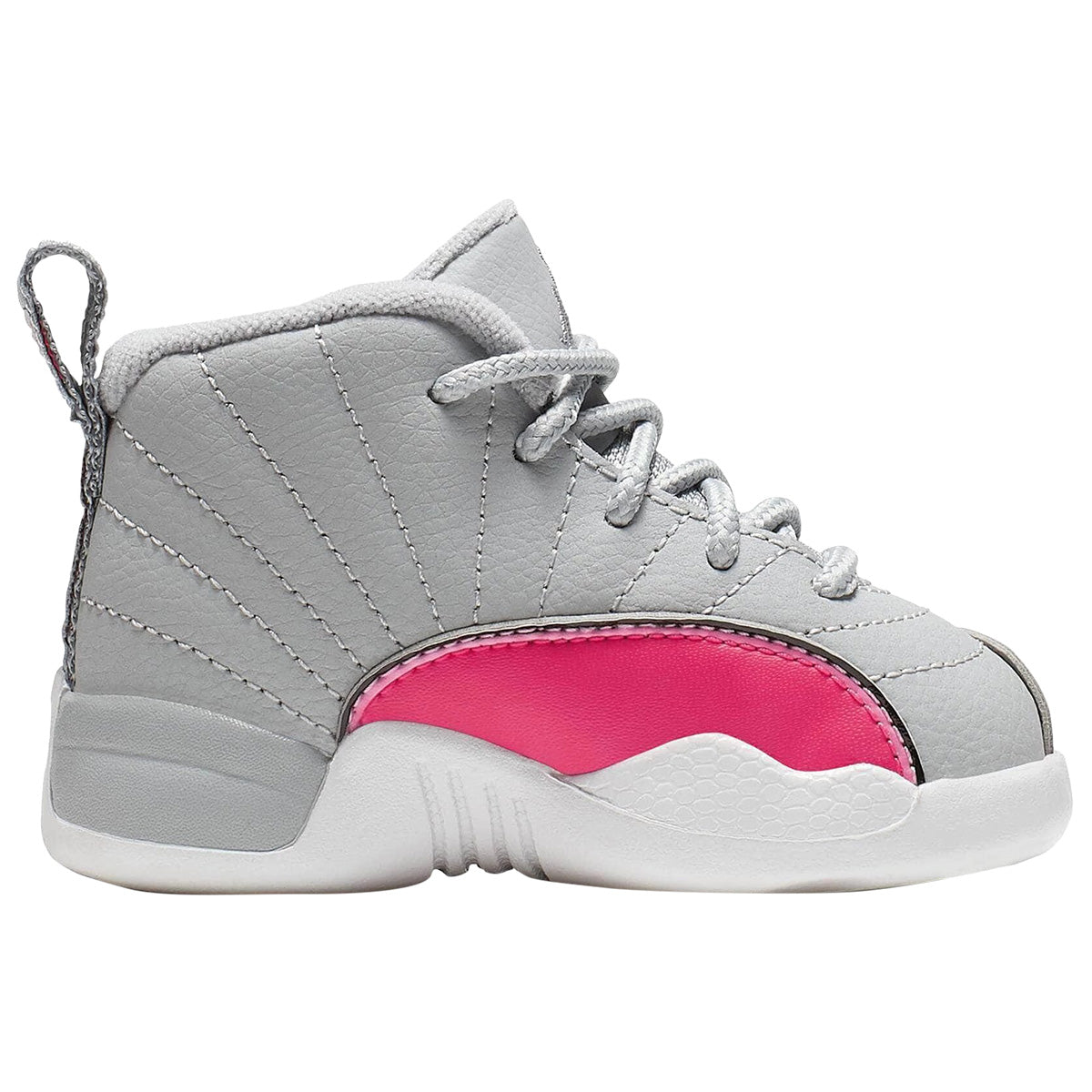 Jordan 12 Retro Wolf Grey Racer Pink (TD)