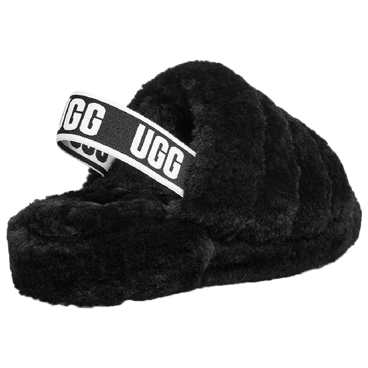 UGG Fluff Yeah Slide Black (Women&