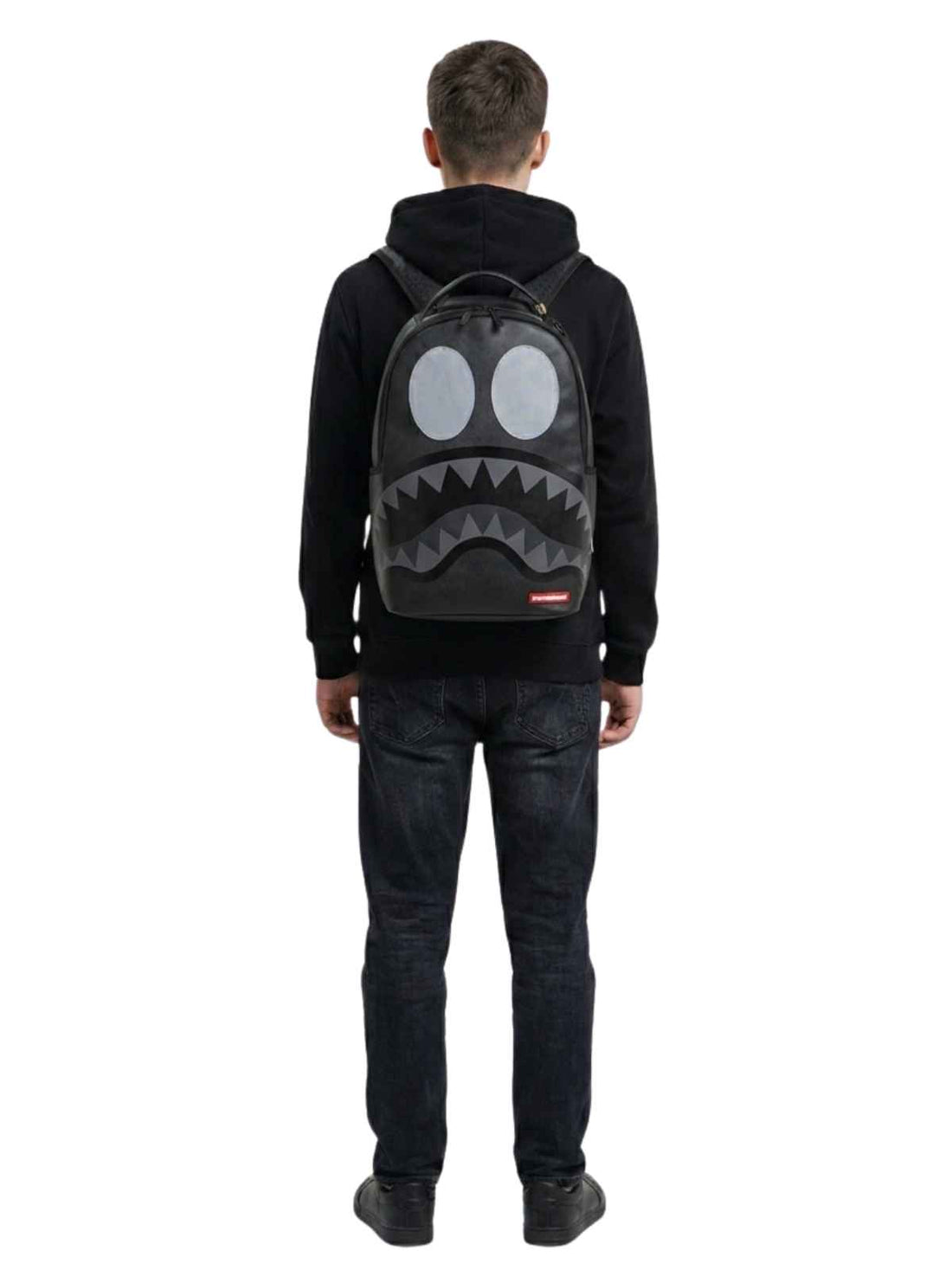 Sprayground Black Removable Eyes Dlxsv Backpack Unisex Style : 910b7556nsz