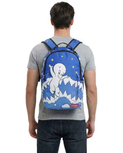 Sprayground Casper Clouds Shark Dlxsr Backpack Unisex Style : 910b6076nsz
