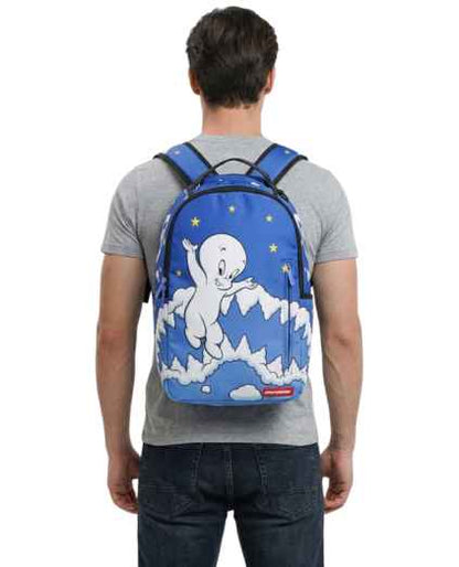 Sprayground Casper Clouds Shark Dlxsr Backpack Unisex Style : 910b6076nsz