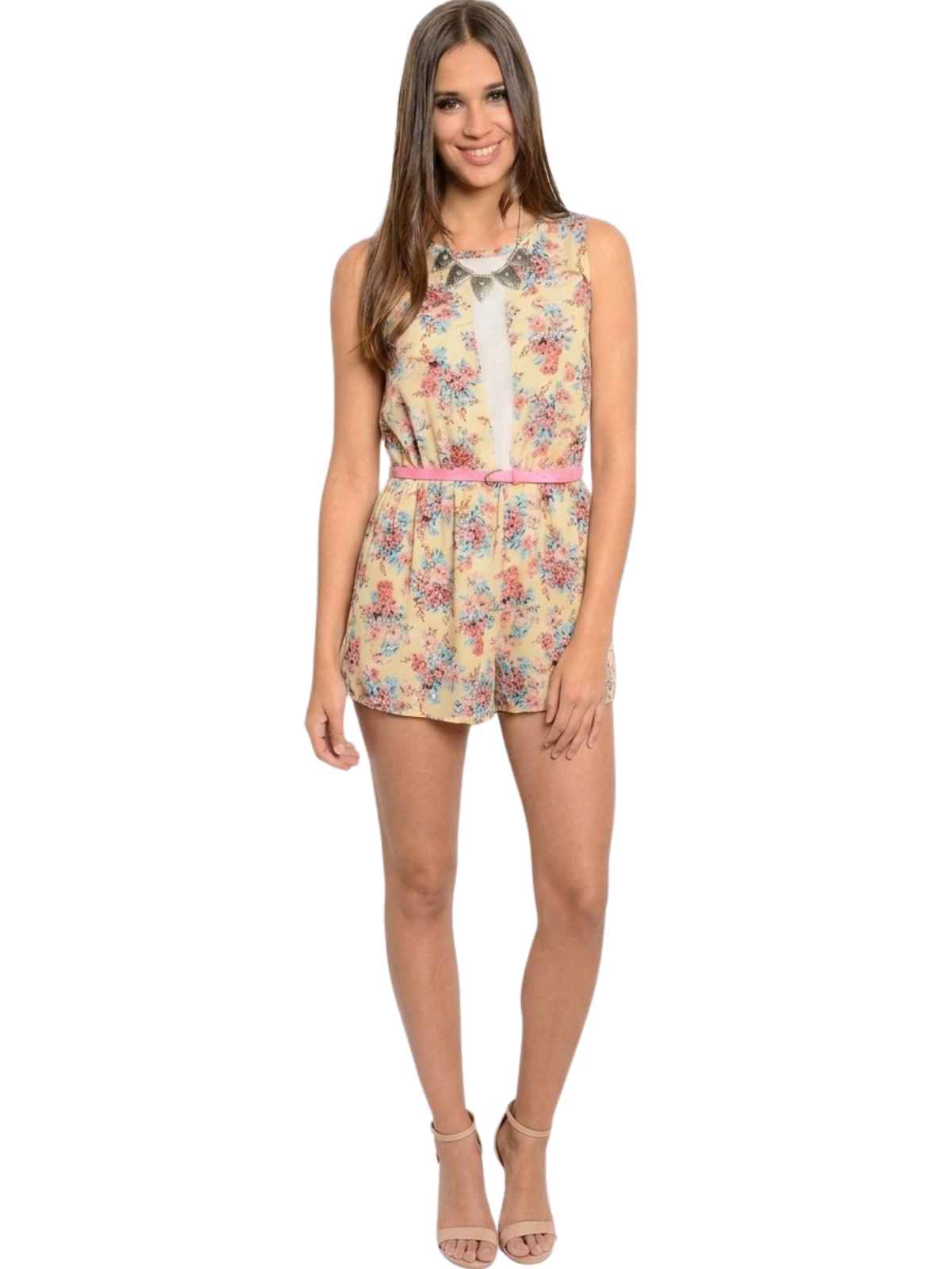 Giorgio West (New) Flowers Romper Womens Style : Cn238459