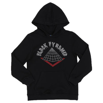 Black Pyramid Fashion Hoodie Big Kids Style : Yk0810143