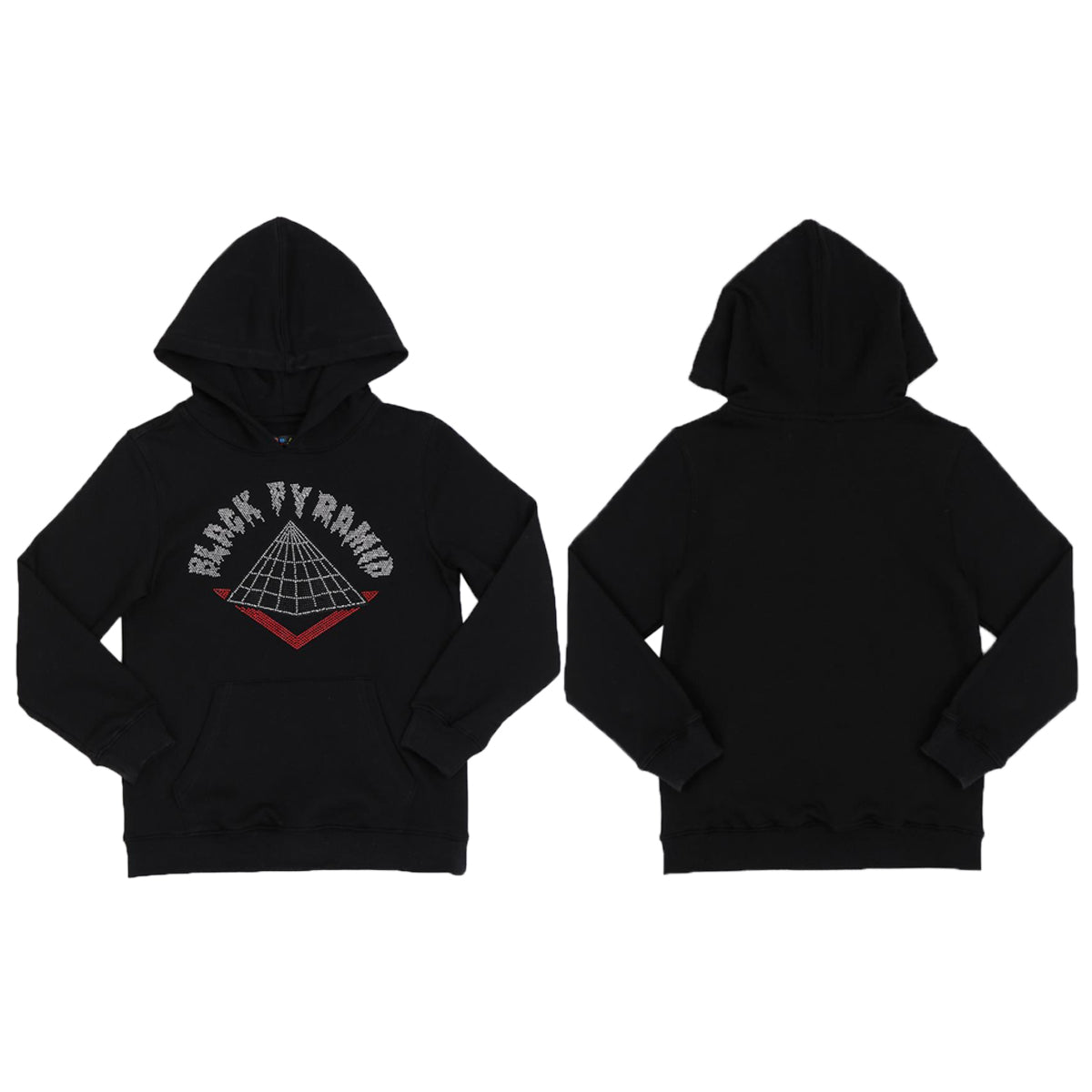 Black Pyramid Fashion Hoodie Big Kids Style : Yk0810143