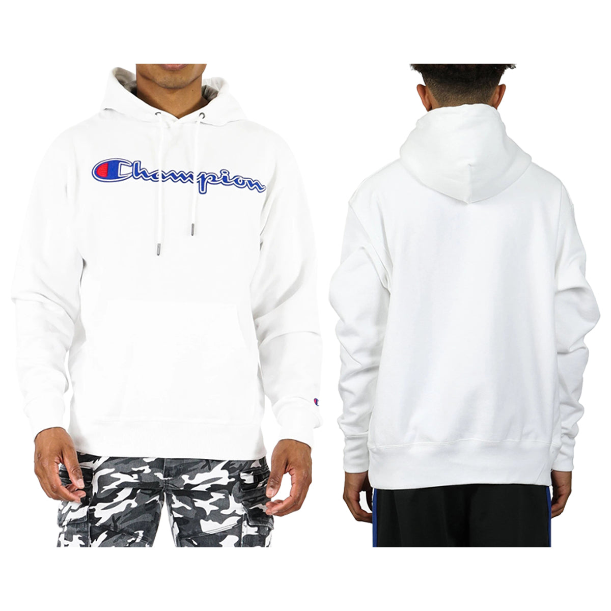 Champion Fleece Pullover Hoodie Mens Style : Gf89hy07416