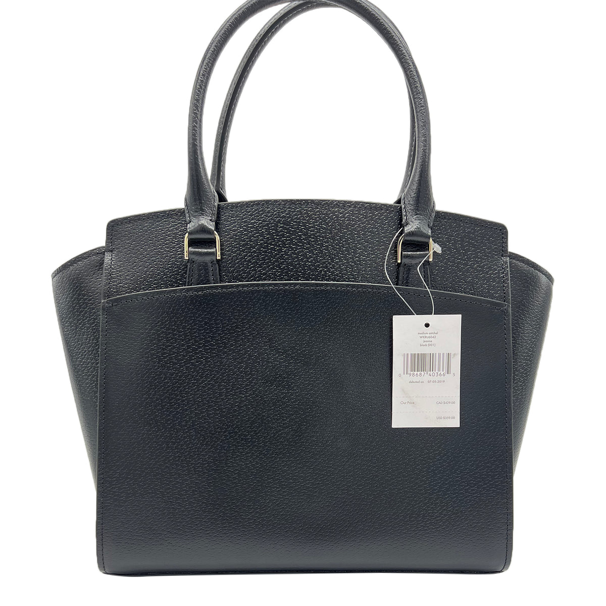 Kate Spade Jeanne Satchel Bag Medium Black
