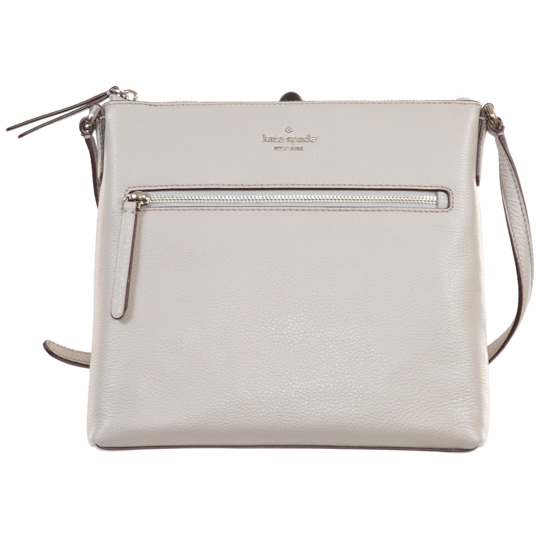 Kate Spade Jackson Top Zip Crossbody Bag Soft Taupe