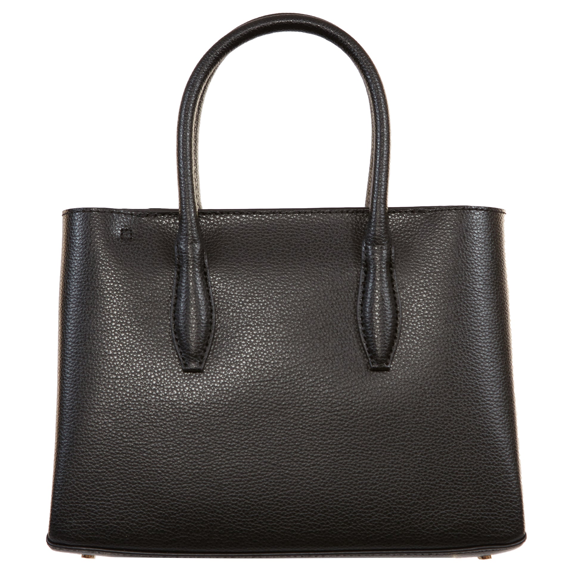 Kate Spade Eva Leather Top Zip Satchel Bag Small Black