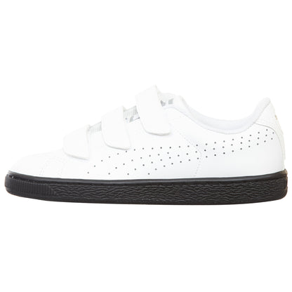 Puma Basket Classic Velcro B&amp;w Big Kids Style : 363393