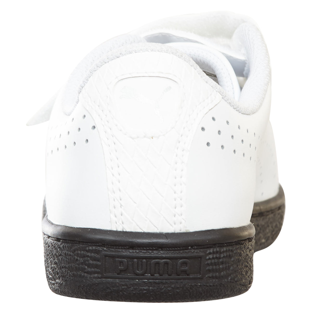 Puma Basket Classic Velcro B&amp;w Big Kids Style : 363393