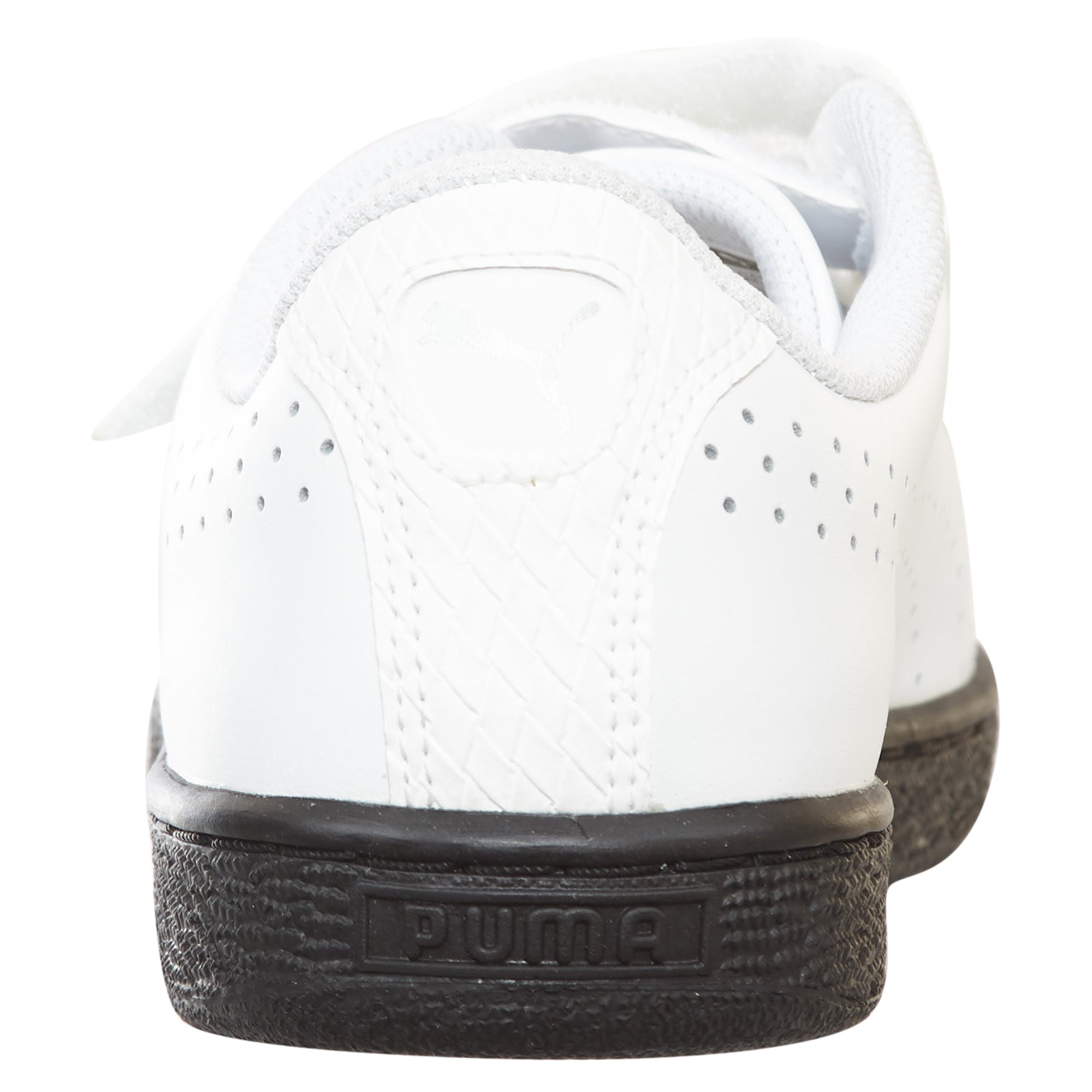 Puma Basket Classic Velcro B&amp;w Big Kids Style : 363393