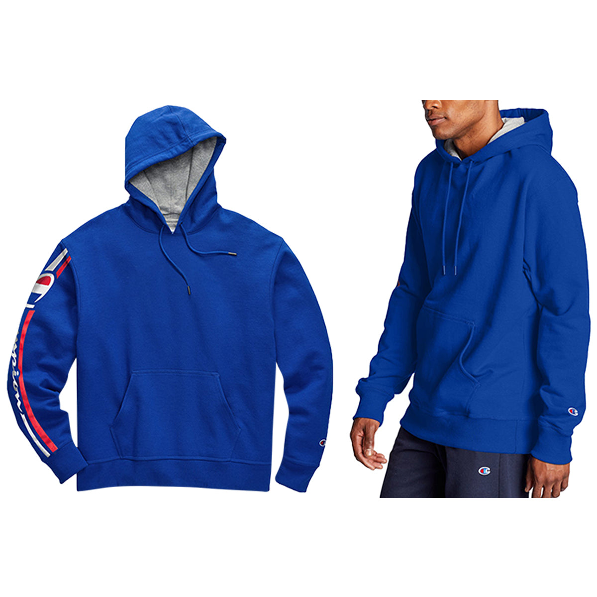 Champion Powerblend Pullover Hoodie Mens Style : Gf89hy07975