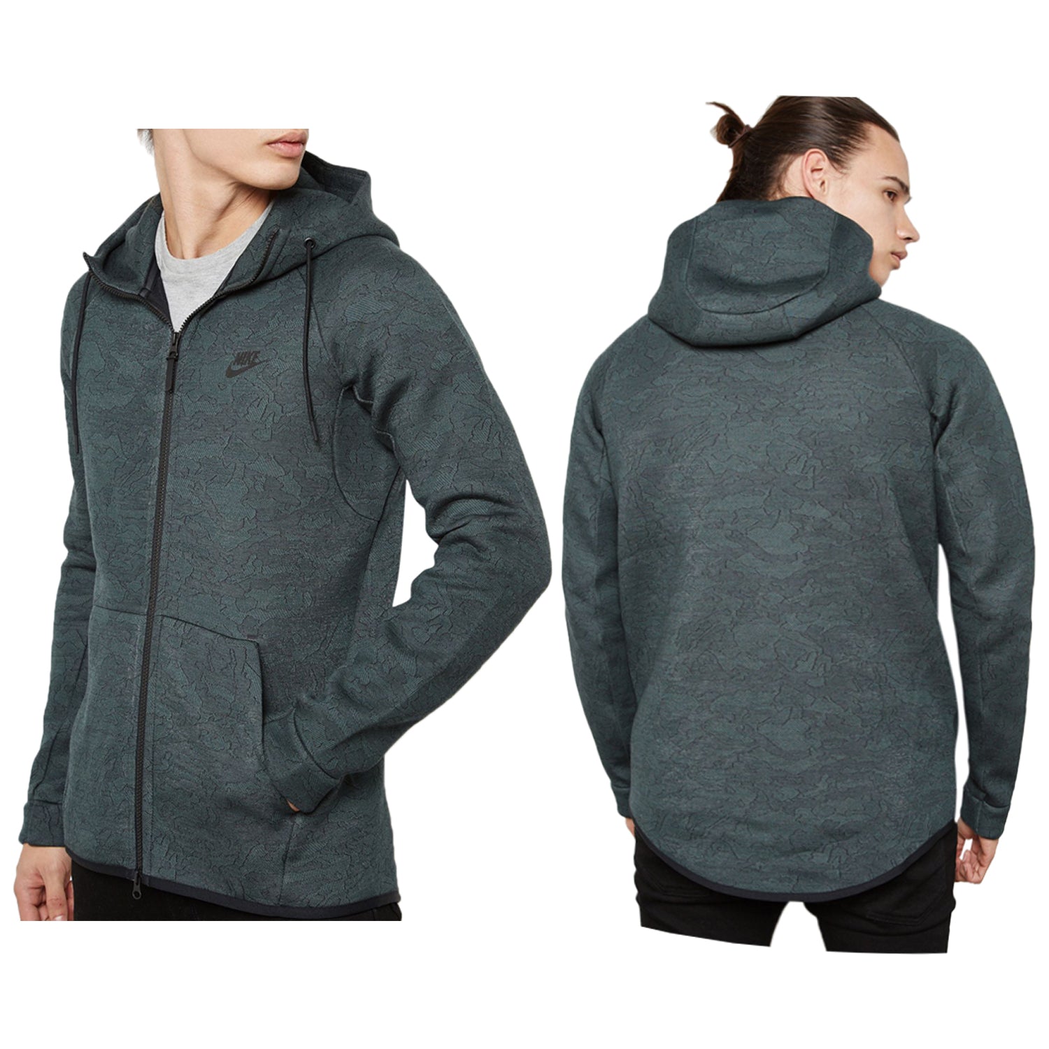 Nike Tech Fleece Full-zip Jacquard Hoodie Mens Style : 863814